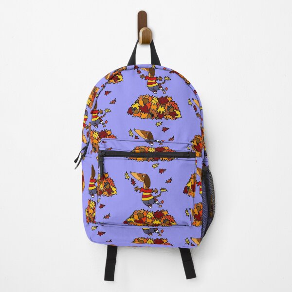 Item preview, Funny Dachshund Puppy Dog Jumping in Leaf Pile designed and sold by Nature's Fancy.