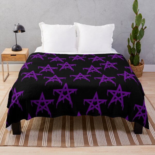 Item preview, Pentagram purple repeat designed and sold by tada-leipzig.