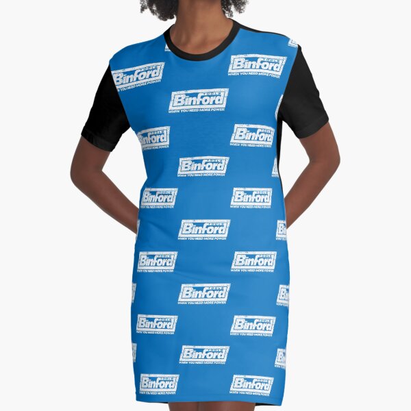 Binford Logo (White) Graphic T-Shirt Dress