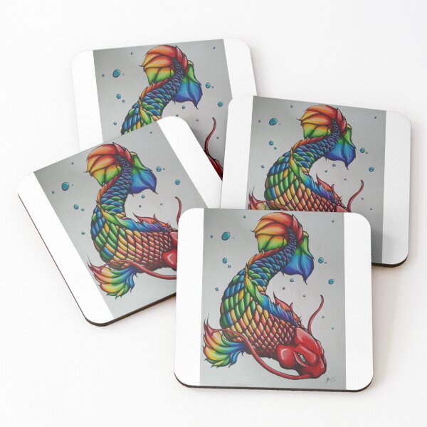 Item preview, Rainbow Koi designed and sold by SpokenMalice.
