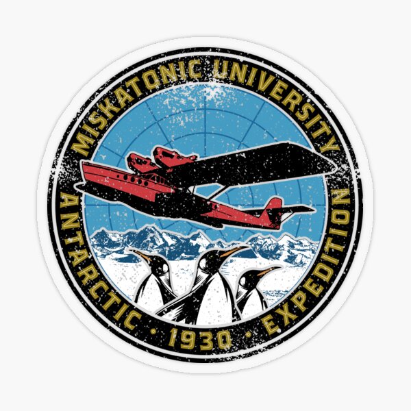 Miskatonic University Antarctic Expedition Transparent Sticker