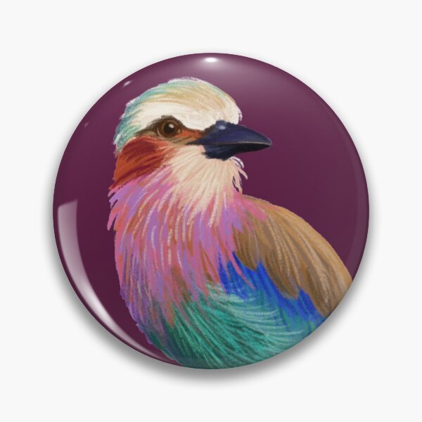 Item preview, Lilac-breasted roller Bird Illustration  designed and sold by nightlyforest.