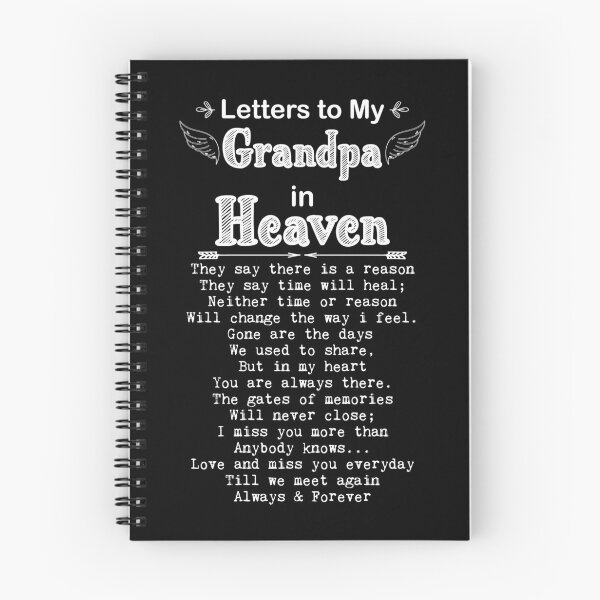 Item preview, Letters to My Grandpa in Heaven Journal designed and sold by BlackDodo.