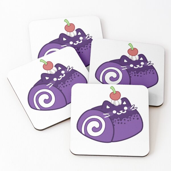 Item preview, Ube Roll Cake Cat designed and sold by laracast.