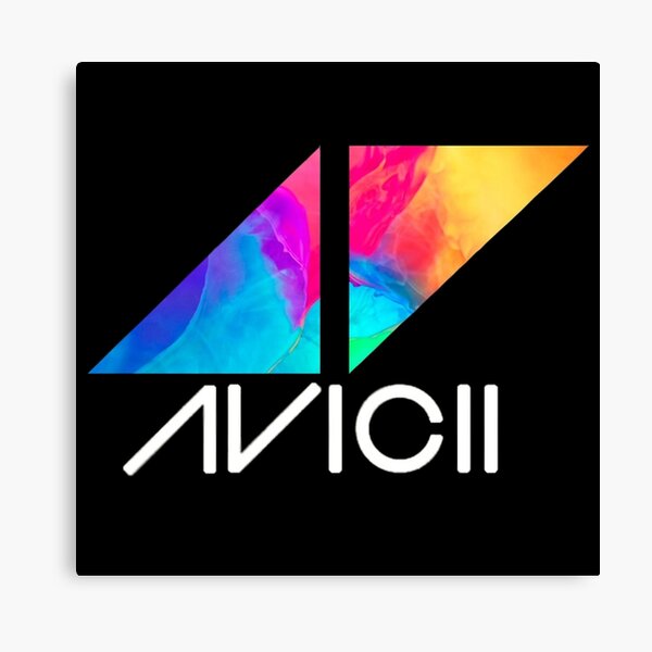 Avicii Logo Canvas Print By Jaxu3 Redbubble