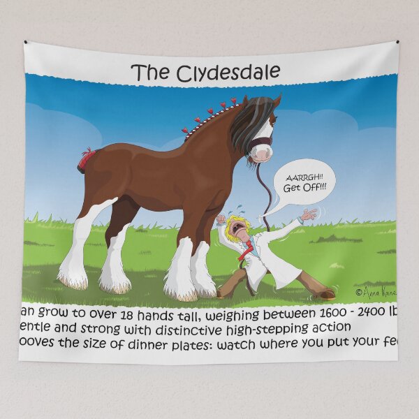 Item preview, Anna Kane Characteristics of the Clydesdale Draught Horse designed and sold by TheCCGBshop.