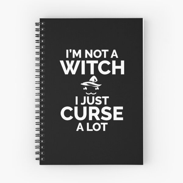 Item preview, NOT A WITCH I JUST CURSE A LOT FUNNY HALLOWEEN designed and sold by TheFirstOne.