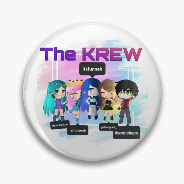 Its Funneh Minecraft Pins And Buttons Redbubble - roblox discord code murder mystery z