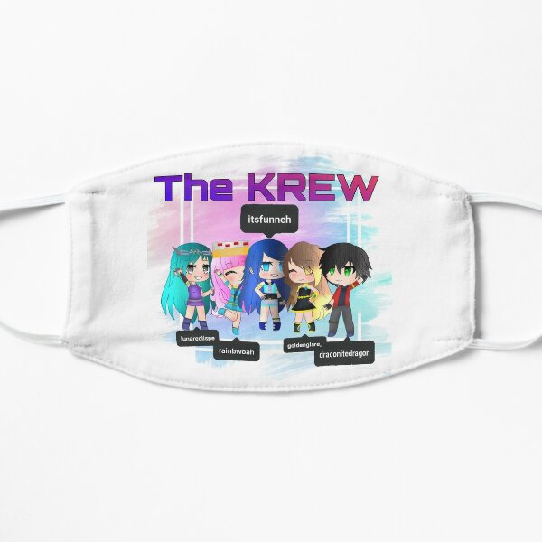Its Funneh Minecraft Face Masks Redbubble - 114 best itsfunneh the krew images aphmau fan art funneh roblox