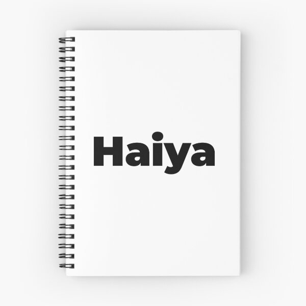 Item preview, Haiya (Black) Funny designed and sold by BunnyPrinceDegn.