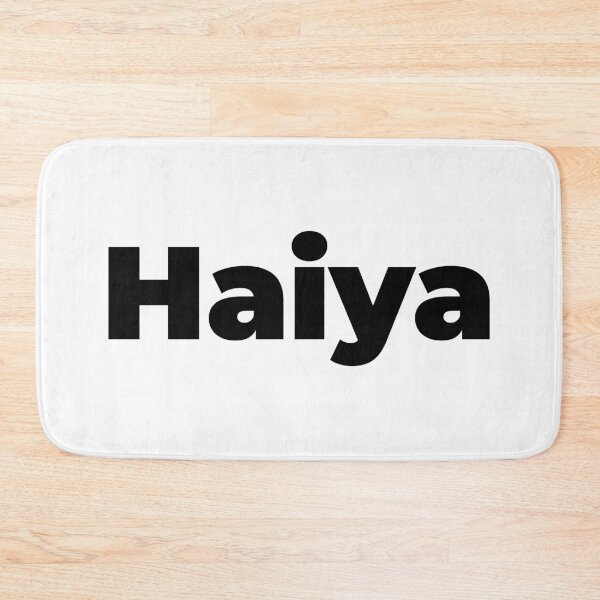 Item preview, Haiya (Black) Funny designed and sold by BunnyPrinceDegn.