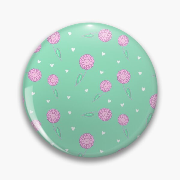 Item preview, Purple doodle flower with small face pattern white hearts designed and sold by Picsandmoreshop.