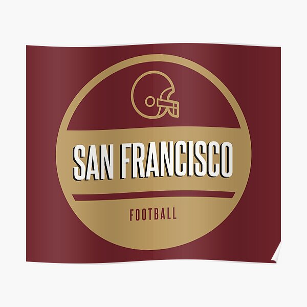 San Francisco 49ers Official NFL Football Team Logo Poster - Starline –  Sports Poster Warehouse