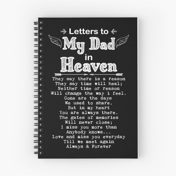 Item preview, Letters to My Dad in Heaven Journal designed and sold by BlackDodo.