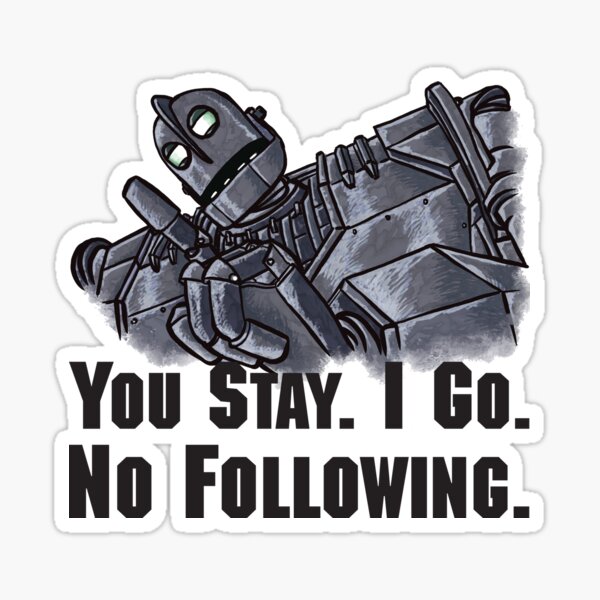 Iron Giant Sticker