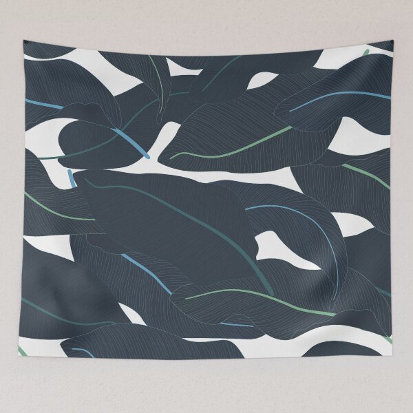 Item preview, Green & Blue Leaves designed and sold by mischellero.