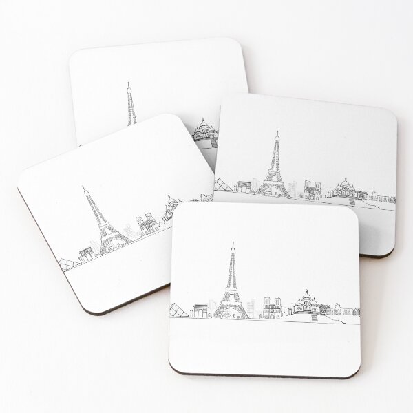 Item preview, Paris Skyline designed and sold by KitCatCards.