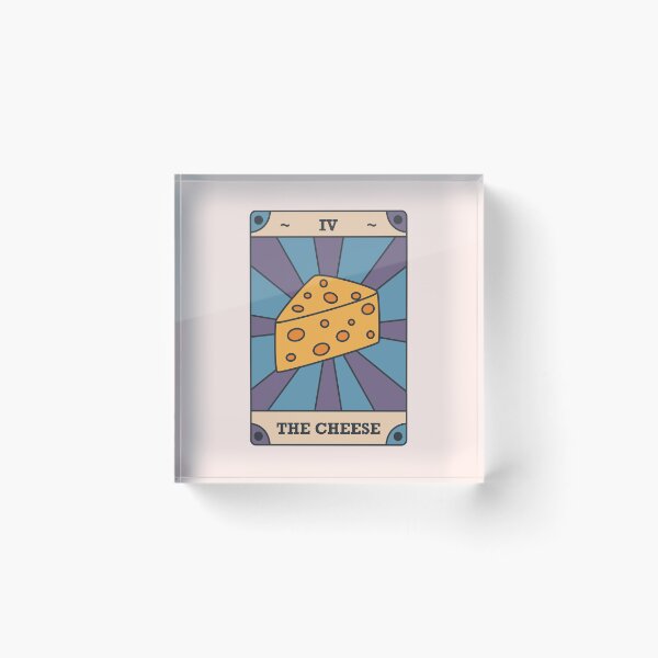 Item preview, THE CHEESE Modern Tarot Card designed and sold by TheHappyTarot.