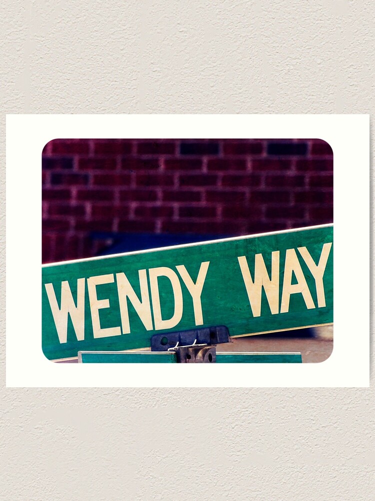Alternate view of Wendy, Wendy sticker, Wendy mug Art Print