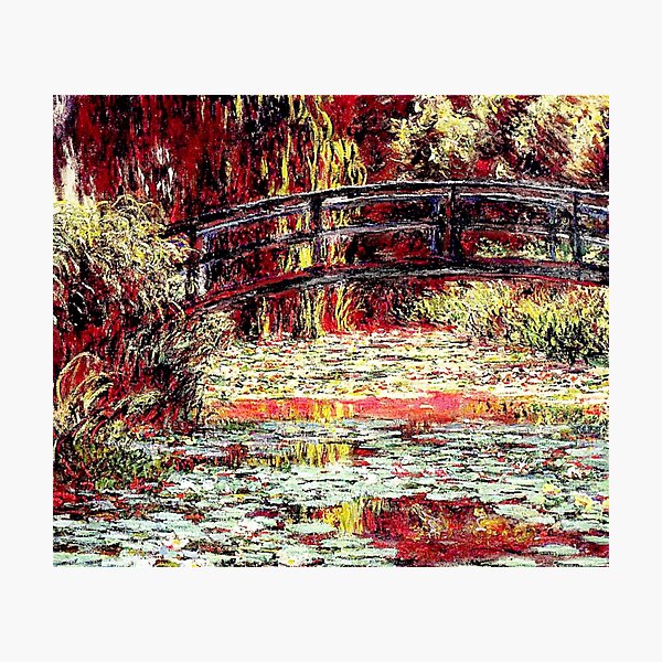 Claude Monet | "Le Pont Japonais à Giverny - The Japanese Bridge Photographic Print