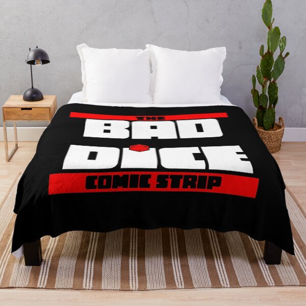 Item preview, Logotipo de The Bad Dice Comic Strip (negro) designed and sold by BAD-DiCE.