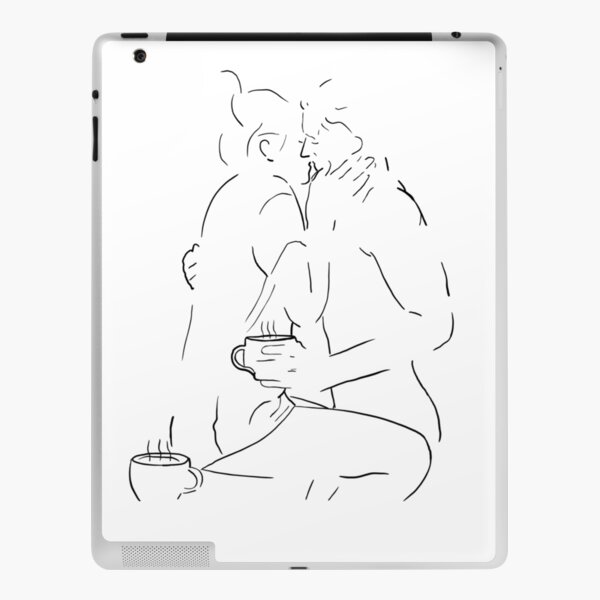 Kissing over Coffee iPad Skin