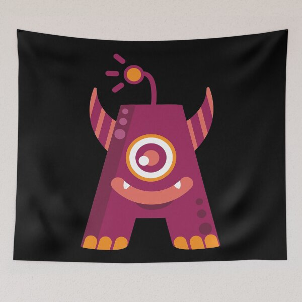 Item preview, Monster Alphabet - Alphabet Monsters A designed and sold by Coder-T.