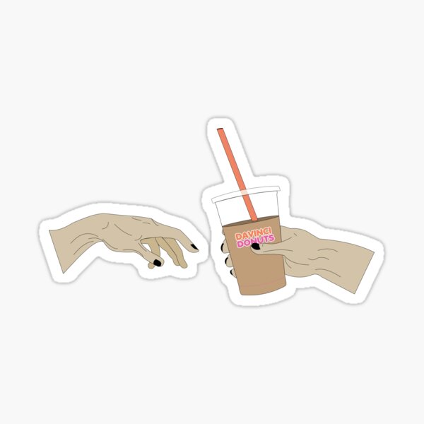 Creation of Adam Dunkin Donuts Sticker