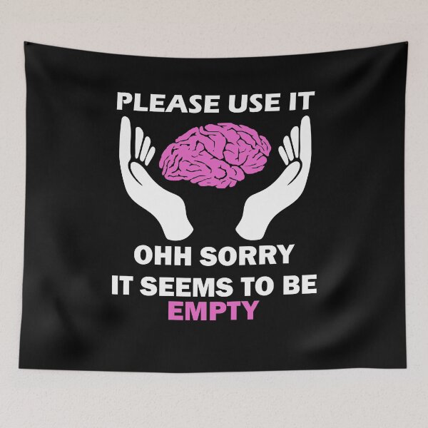 Item preview, Sarcasm please use brain sarcastic design funny designed and sold by Stndor.