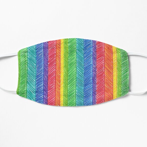 RAINBOW HERRINGBONE Mask