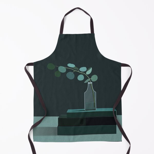 Bottle & Book Still Life Apron