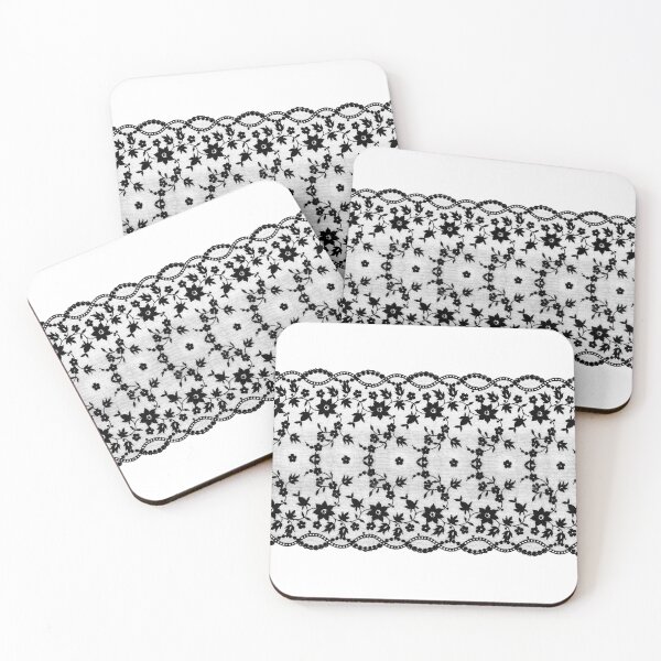 Item preview, Black Lace on White designed and sold by Dreamflight.