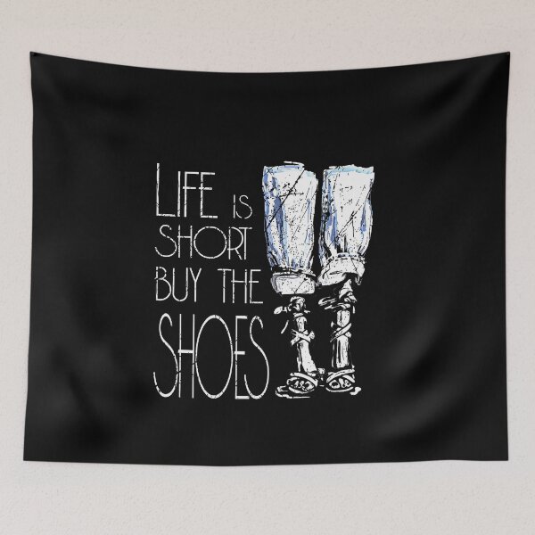 Item preview, funny saying Life is short buy the shoes designed and sold by Kalli-design.