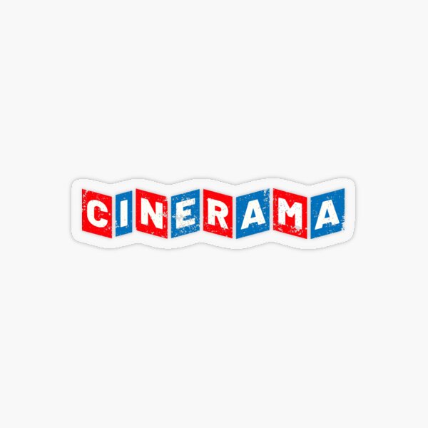Cinerama Transparent Sticker