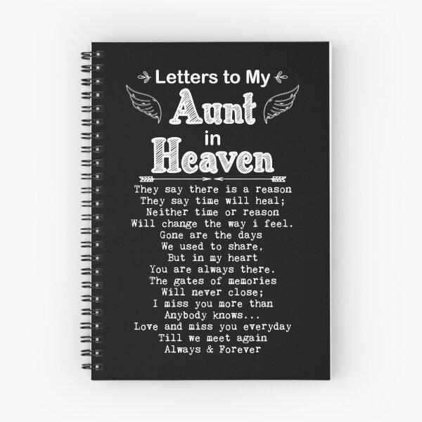 Item preview, Letters to My Aunt in Heaven Journal designed and sold by BlackDodo.