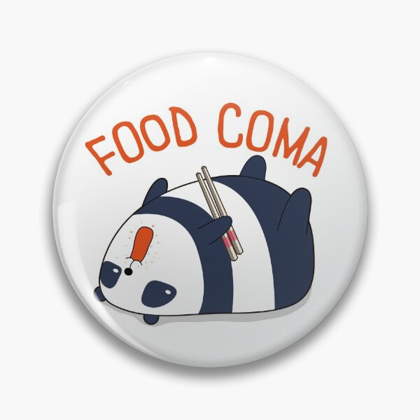 Item preview, Food Coma Cute Kawaii Panda Design designed and sold by CuteTheShop.