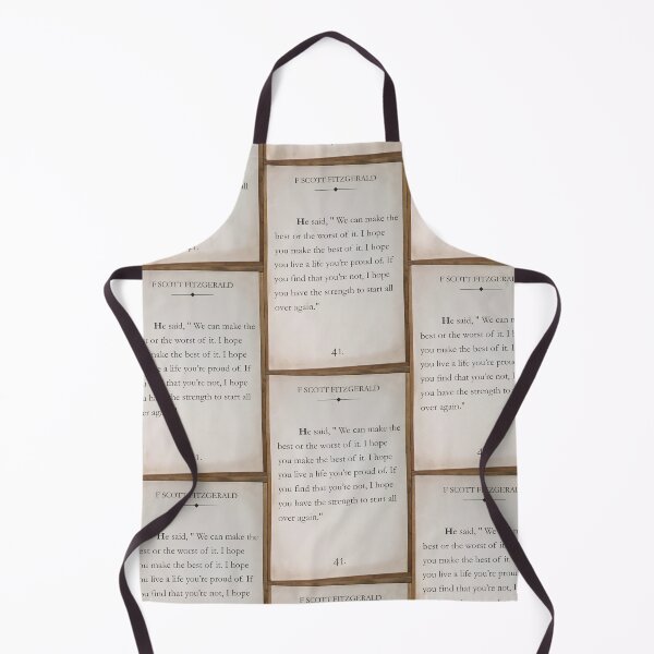 Item preview, F. Scott Fitzgerald quote designed and sold by Pelikancrazy.