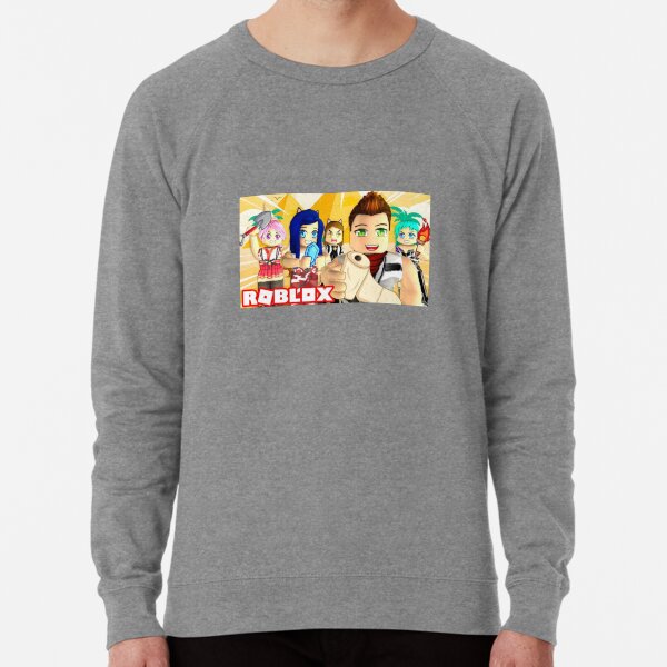 The Krew Roblox Lightweight Sweatshirt By Chulitad Redbubble - the krew roblox shirt transparent