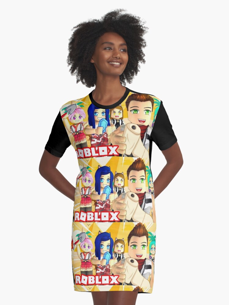 The Krew Roblox Graphic T Shirt Dress By Chulitad Redbubble - the krew roblox shirt transparent