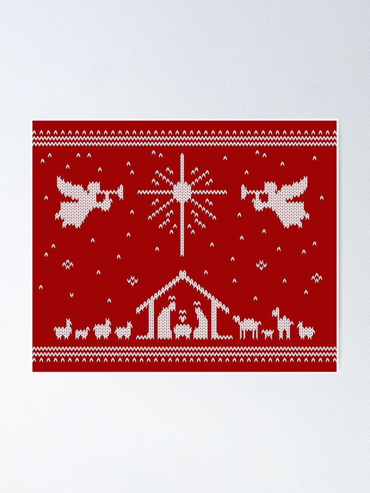 Nativity deals christmas sweater