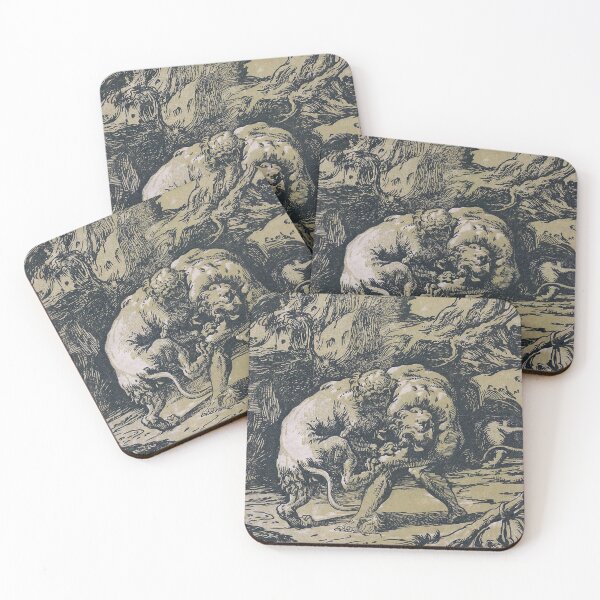 Item preview, Hercules and the Nemean Lion designed and sold by AdamStCyr.