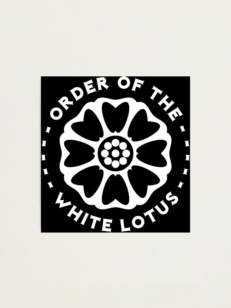 Order Of The White Lotus Avatar The Last Airbender Photographic Print By Littlechelsea Redbubble