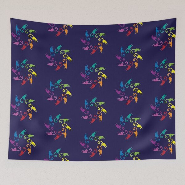 Item preview, Color: Lemur Rainbow Pinwheel designed and sold by Peppermint Narwhal.