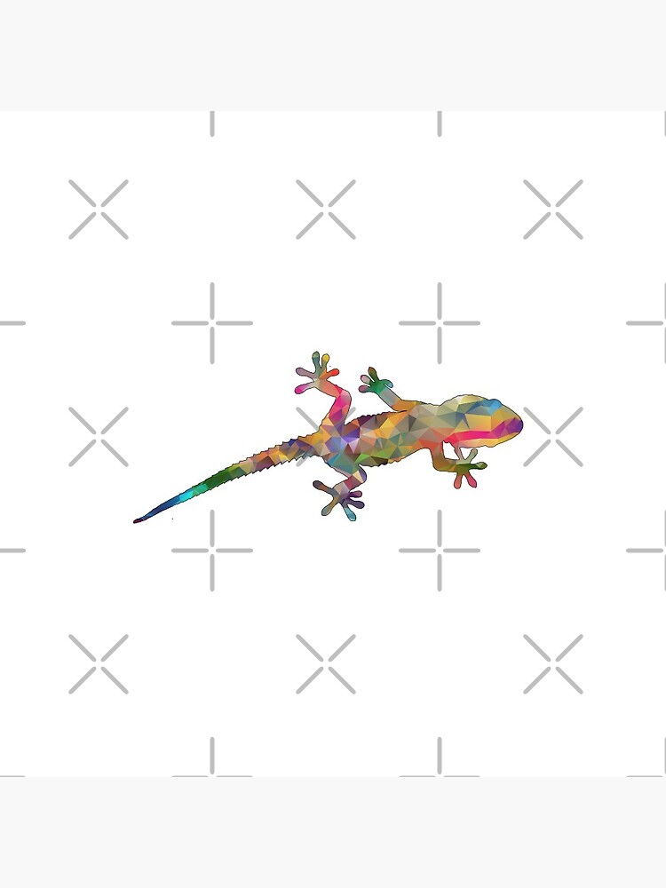 Colourful Gecko Print by snibbo71