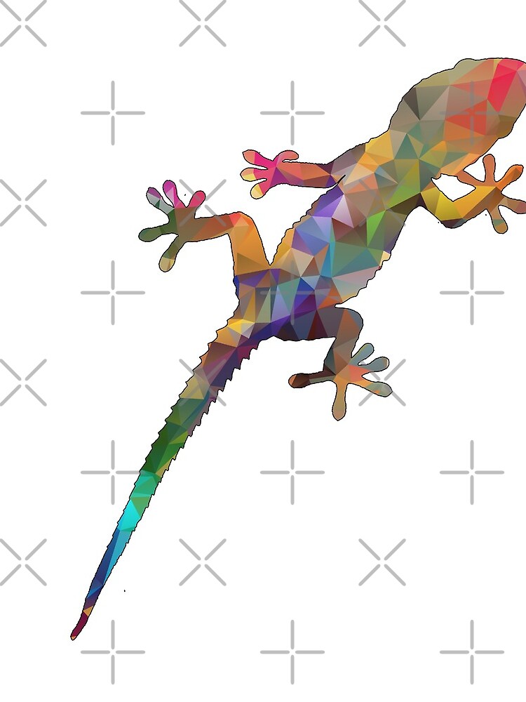 Colourful Gecko Print by snibbo71