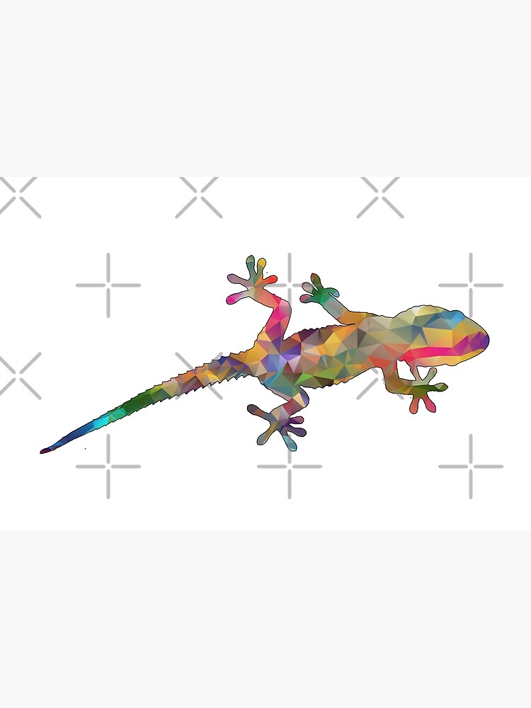 Colourful Gecko Print by snibbo71