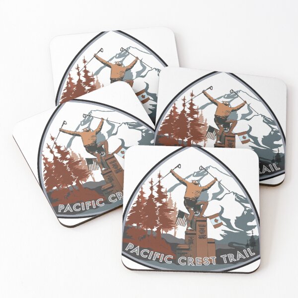 Item preview, Pacific Crest Trail Monument (canadian border) designed and sold by shschoenlank.