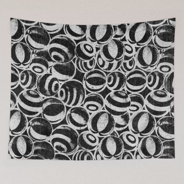 Item preview, Spiral Marbles - Black and White Pattern designed and sold by elevens.