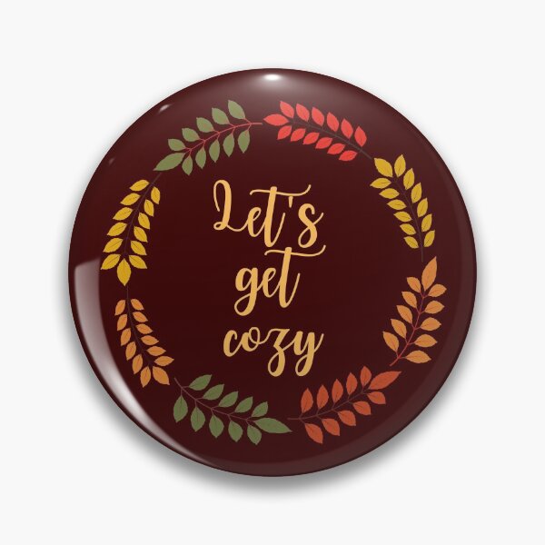 Item preview, Lets get cozy fall typography with leaves wreath  designed and sold by StarlightTales.