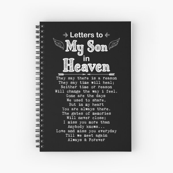 Letters to My Son in Heaven Journal Spiral Notebook